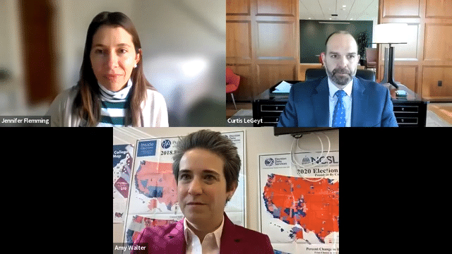 Zoom call with Amy Walter