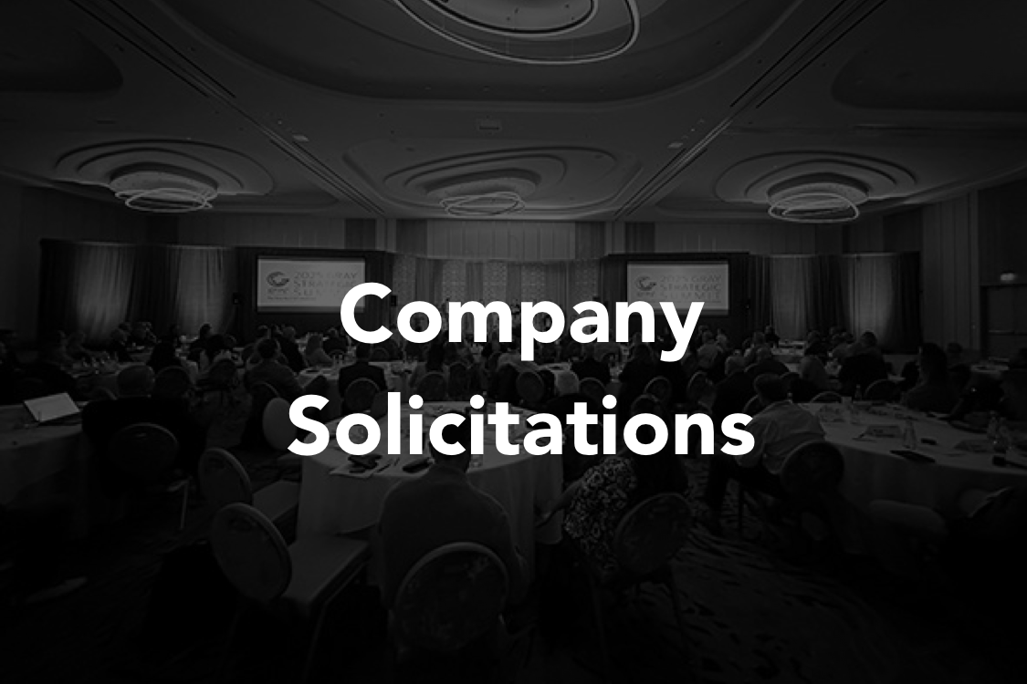 Company Solicitations